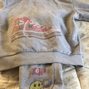 Girls gray sweatsuit